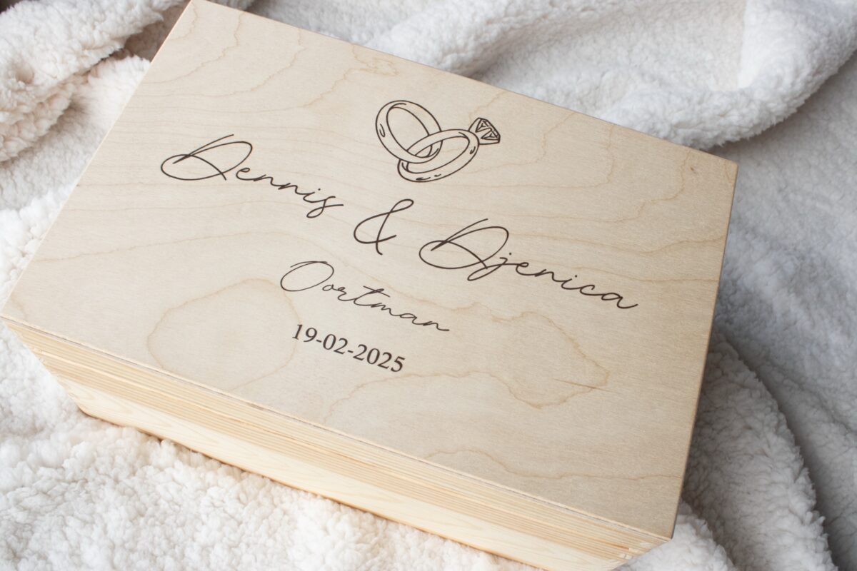 Memorybox getrouwd , trouwen , getrouwd , herinneringen , kist ,