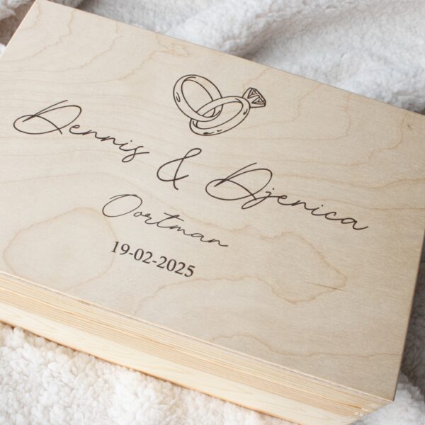 Memorybox getrouwd , trouwen , getrouwd , herinneringen , kist ,