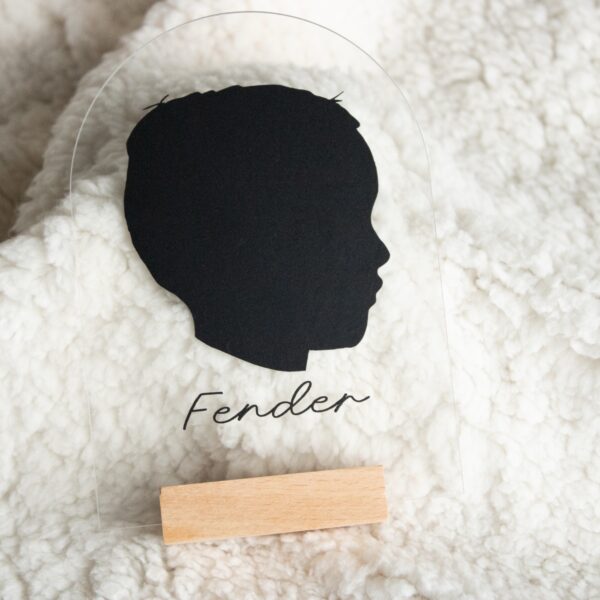 silhouet portret dierbare, kind , dierbare , overledene, tekening,
